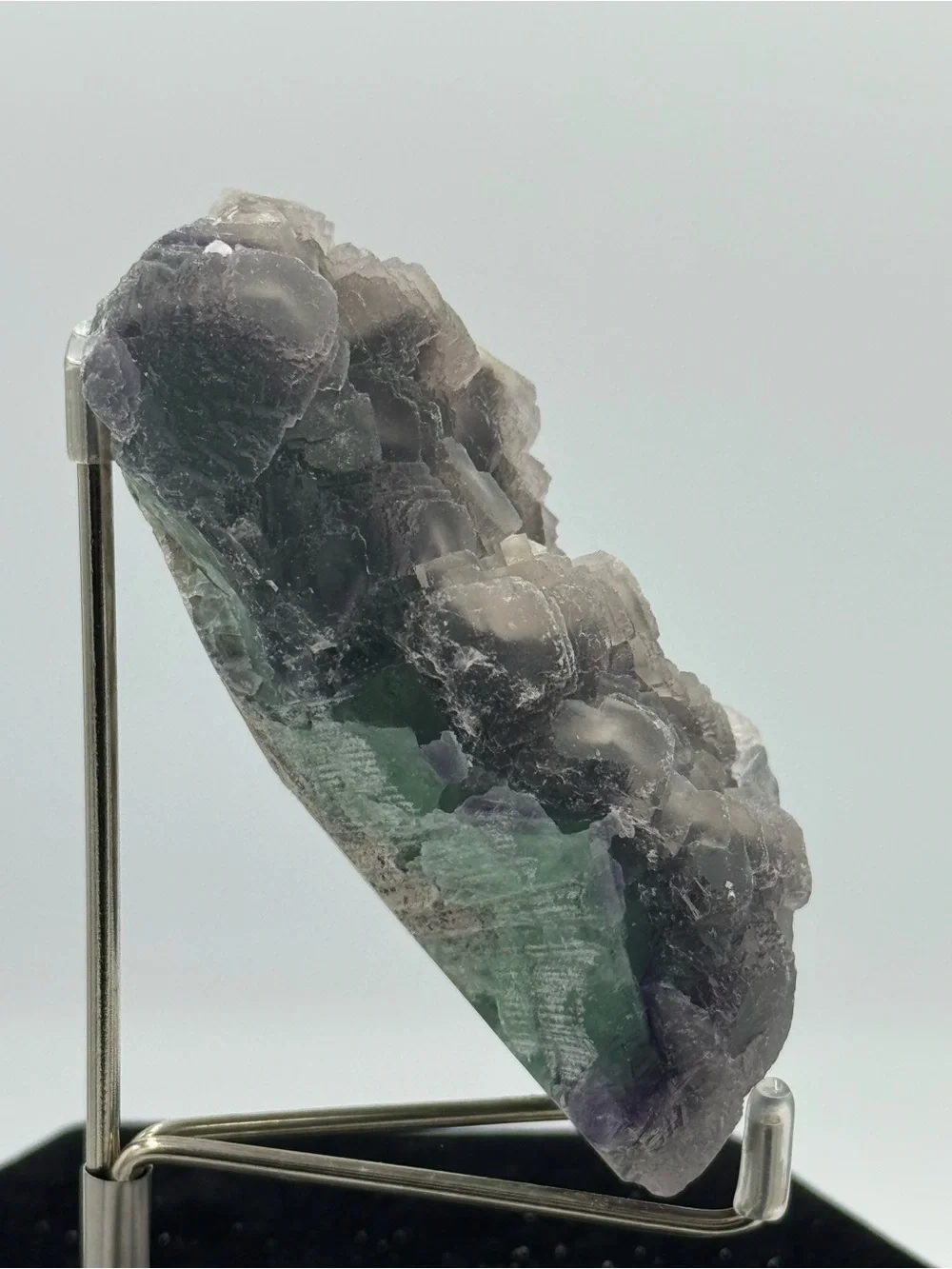 Green and Purple Fluorite Mineral Specimen- Wuyi Zhejiang